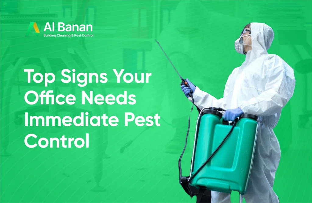 Top Signs Your Office Needs Immediate Pest Control